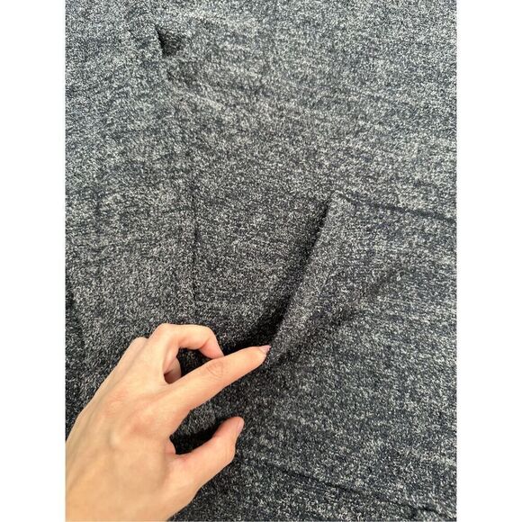 Barefoot Dreams Cozy Chic Lite Pebble Beach Pullover Hoodie Gray/Blue XL Soft - Picture 11 of 15